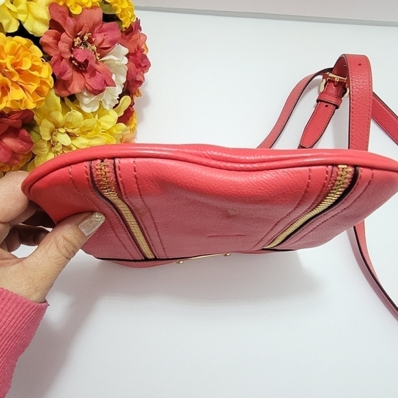 MICHAEL KORS CROSSBODY PURSE CORAL COLOR - Picture 8 of 9